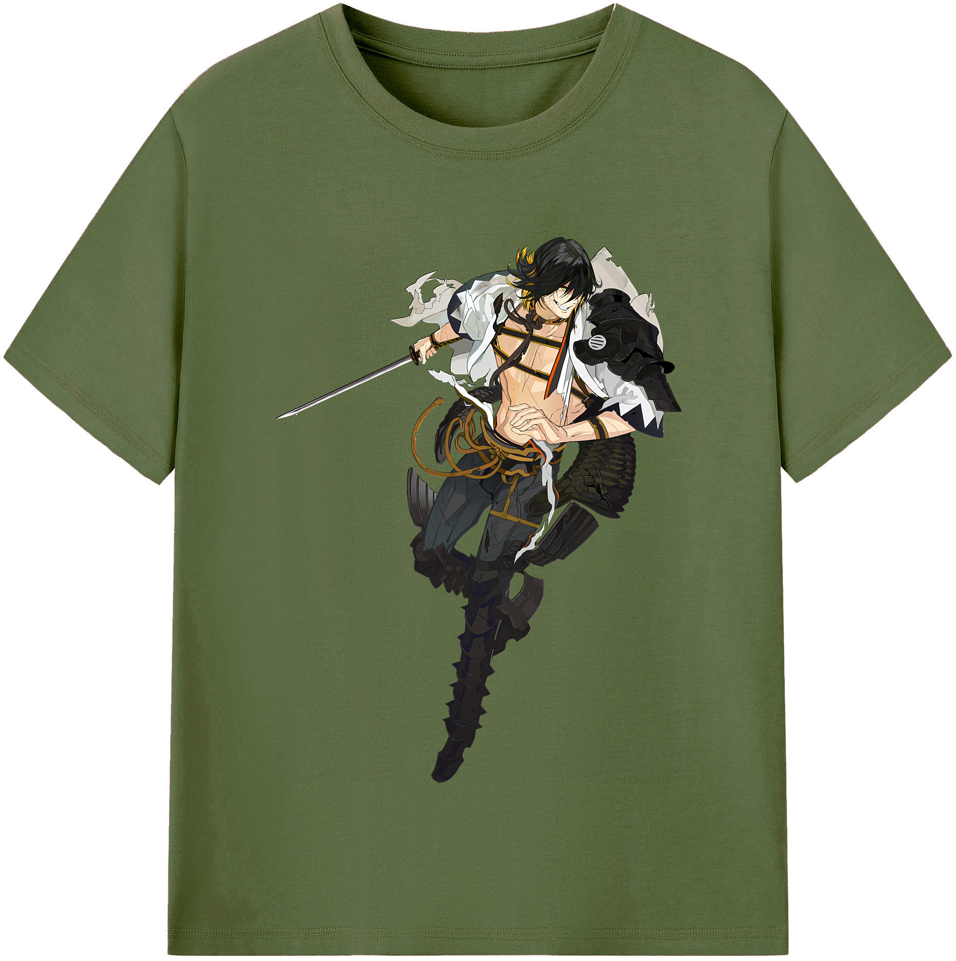 （画像用） 刀剣乱舞 Touken Ranbu 綿100％半袖Tシャツ（フロントプリント）